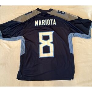 Marcus Mariota Tennessee Titans Nike On Field Jersey NFL Mens‎ Medium Football